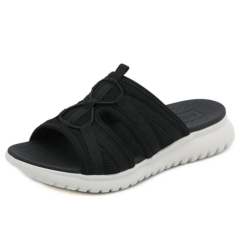 Atmungsaktive orthopädische Damensandalen mit dämpfender Sohle - Tarel
