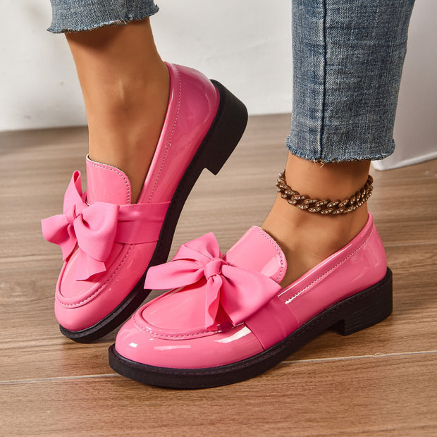 Mocassins décontractés avec nœud sur le devant pour femmes - Camila