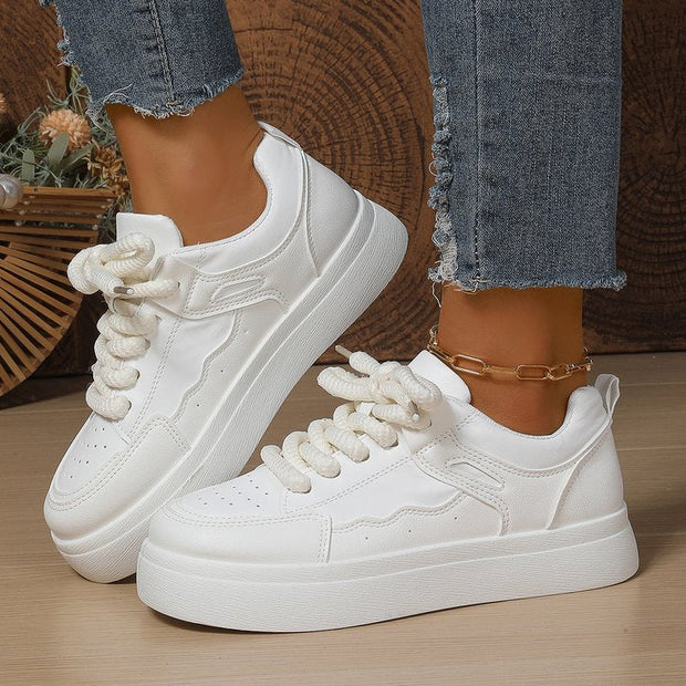 Baskets respirantes au design unicolore - Keyla