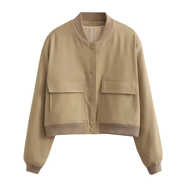 Blouson Bombardier à Manches pour Femme