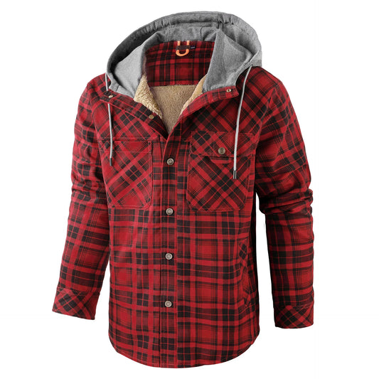 Kliv - Manteau chemise à carreaux chaud