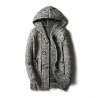 Cardigan à capuche en maille épaisse pour hommes - Marlow