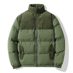 Unisex-Steppjacke mit Korddetails - Aiden
