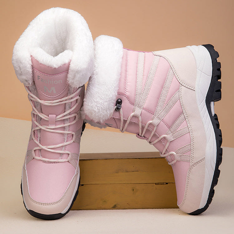 Gepolsterte Winterstiefel mit Warmfutter - Enna