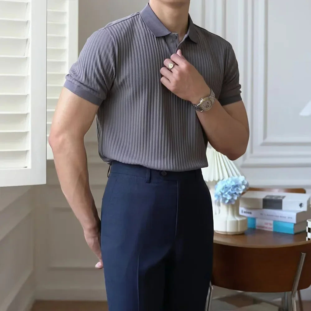 Poloshirt mit klassischem Kragen und schmaler Passform für Herren - Barrett