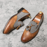 Chaussures italiennes élégantes Vermillon