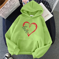 Pull à capuche ample à manches longues pour femmes