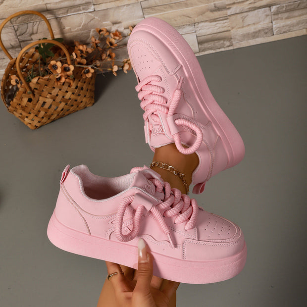 Baskets respirantes au design unicolore - Keyla