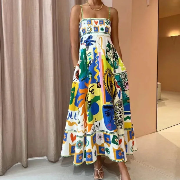 Grèce - Robe colorée et cool