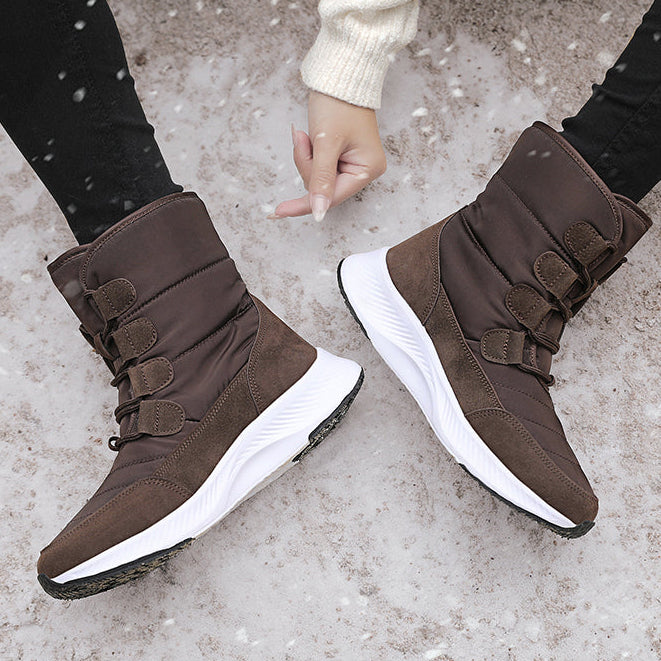 Wasserdichte Damenstiefel mit technischem Design - Nareen