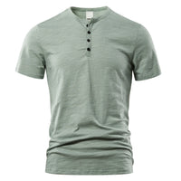 T-shirt Henley pour homme - décontracté et classique
