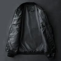 Blouson bombardier en cuir pour homme - Darel
