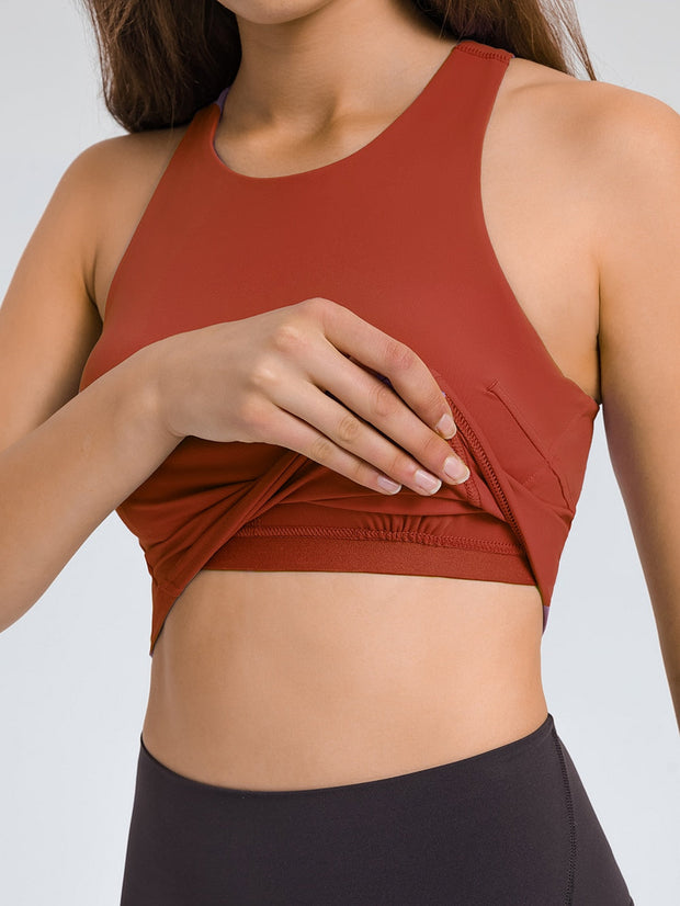 Haut sportif avec soutien-gorge intégré - Basic Sport Tshirt