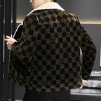 Karierte Cordjacke - William