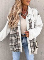 ROSALIND - Langärmelige Jeansjacke mit Knopfleiste