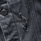 Jeansjacke mit Kapuze für Männer - Shinji