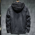 Jeansjacke mit Kapuze für Männer - Shinji