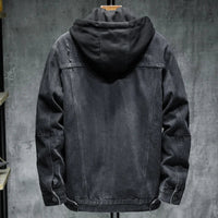Veste à capuche en denim pour hommes - Shinji