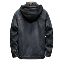 Veste en jean pour homme avec capuche moderne - Elrick