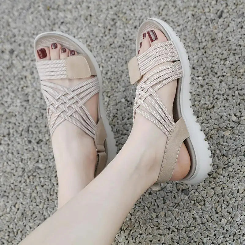 Orthopädische Damensandalen mit dämpfender Sohle - Sirel