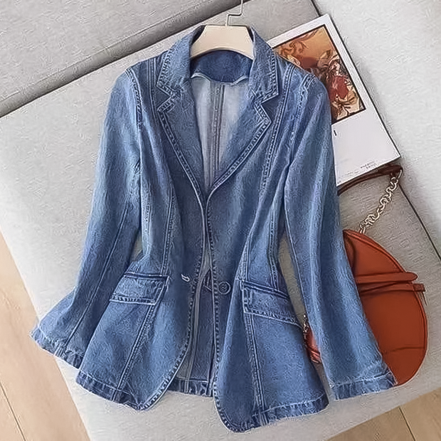 Cassidy - Blazer en denim moderne