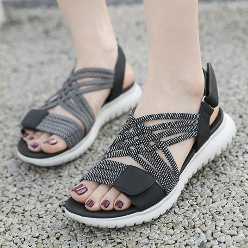 Orthopädische Damensandalen mit dämpfender Sohle - Sirel