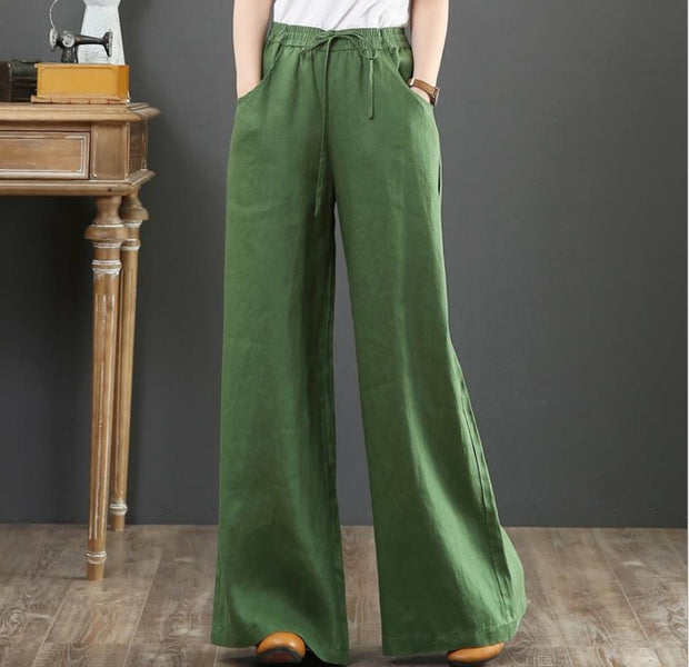 Pantalon Luciana - Pantalon léger à jambes larges pour l'été - Respirabilité maximale