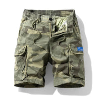 Short cargo camouflage avec poches latérales pour hommes - Malte