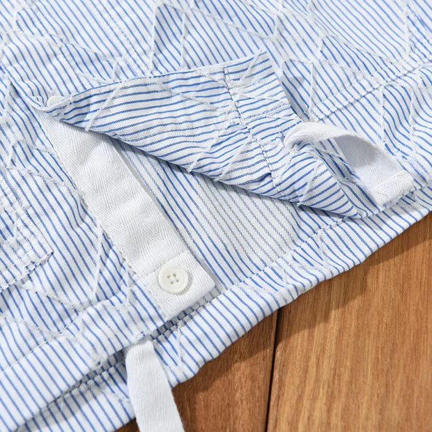 Chemisier d'affaires de haute qualité pour hommes, bleu classique