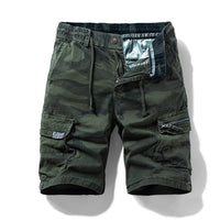 Tarnfarbene Cargo-Shorts mit mehreren Taschen für Männer - Ranger