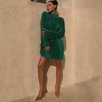 Diana - Abendkleid mit langen Ärmeln für Frauen