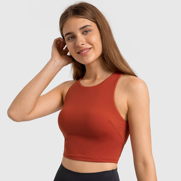 Haut sportif avec soutien-gorge intégré - Basic Sport Tshirt