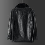 Vegane Lederjacke mit Kragen - Liam