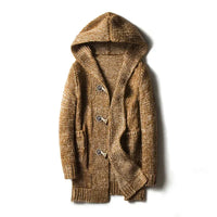Cardigan à capuche en maille épaisse pour hommes - Marlow