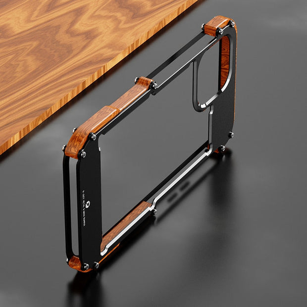 Étui pour iPhone avec finition en bois