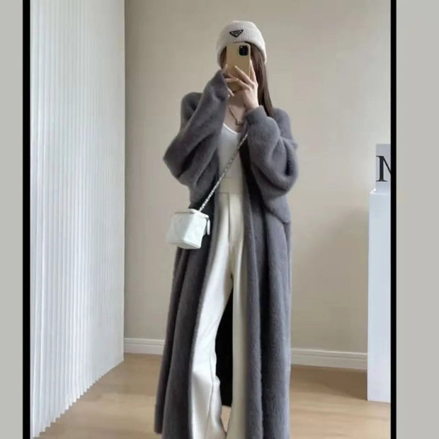 Pull à manches longues en cachemire pour femme