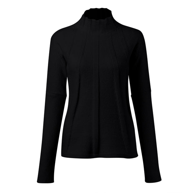 Elen - Rollkragenpullover mit elegantem Faltenwurf