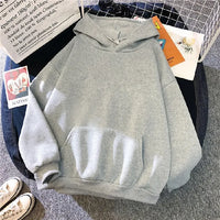 Pull à capuche ample à manches longues pour femmes