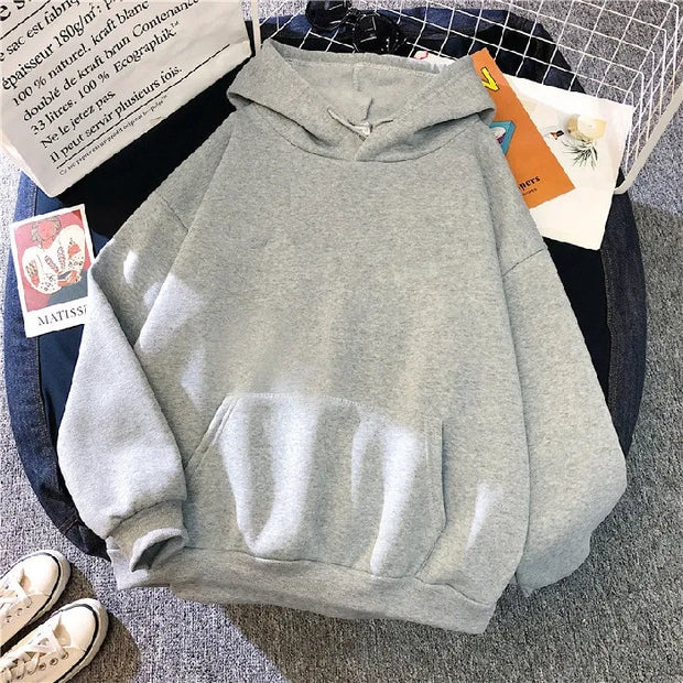 Pull à capuche ample à manches longues pour femmes