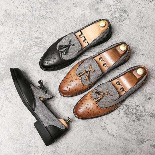 Chaussures italiennes élégantes Vermillon