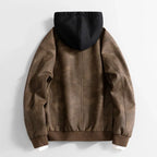 Vegane Freizeitjacke mit Kapuze für Männer - Peterson