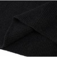 Gabrielle - Gerippter Strickpullover mit Schnürdetail an der Seite