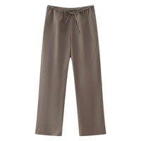 Ensemble dos nu pour femmes avec dos ouvert et pantalon fluide - Mishlova