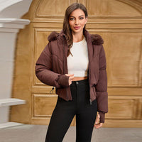 Veste courte à capuche pour femme - Avenil