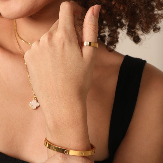 Element Love Bague 14K plaqué or