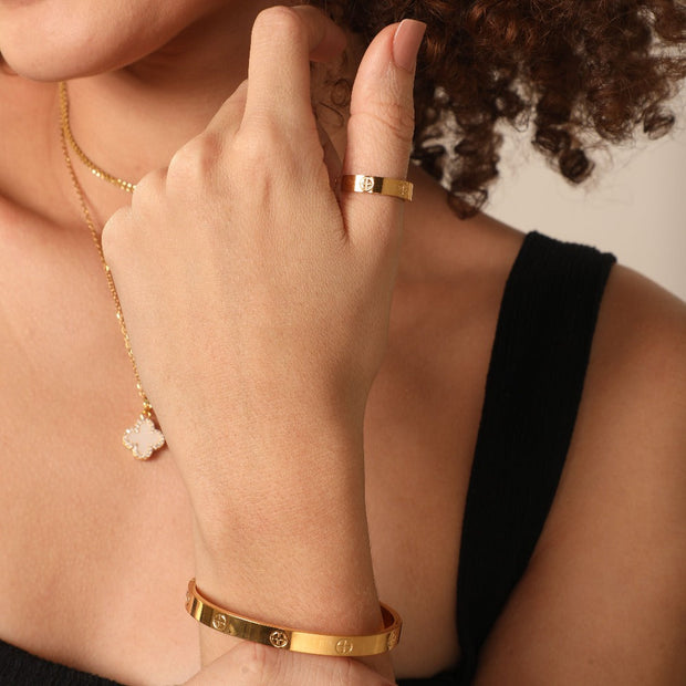 Element Love Bague 14K plaqué or