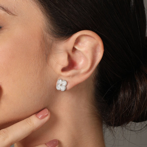 Sweet Leaf Boucles d'oreilles plaqué or 14 carats