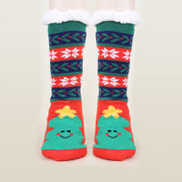 Gemusterte Wintersocken
