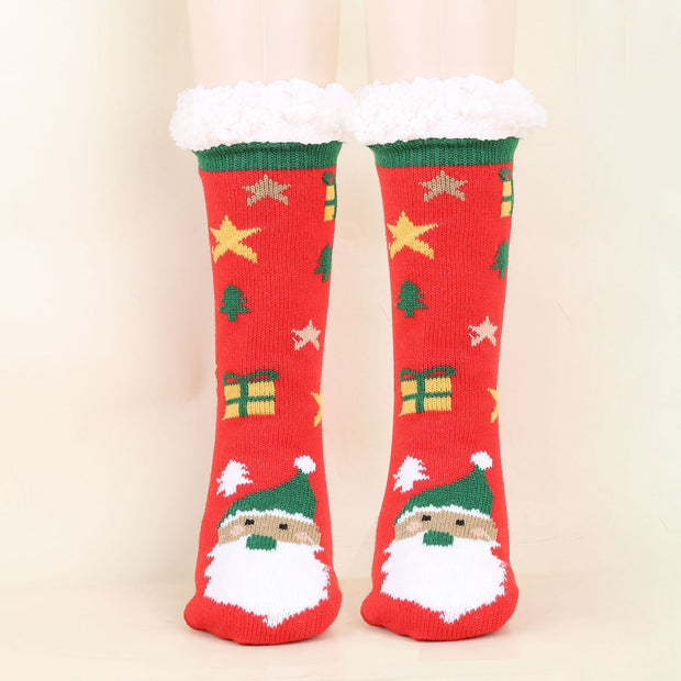 Gemusterte Wintersocken