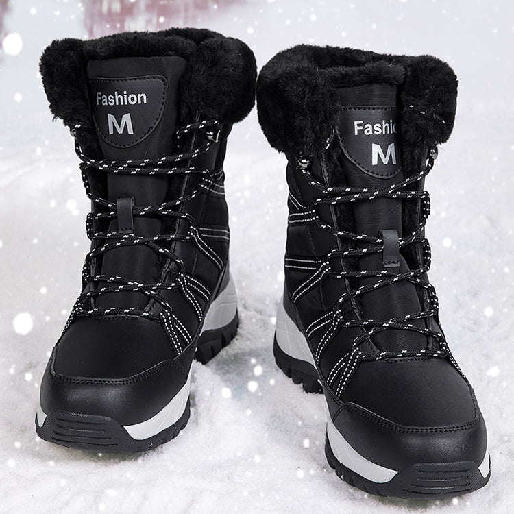 Gepolsterte Winterstiefel mit Warmfutter - Enna